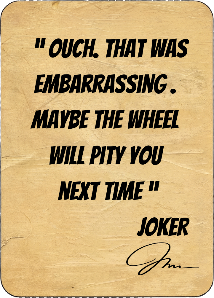 Joker Card Back